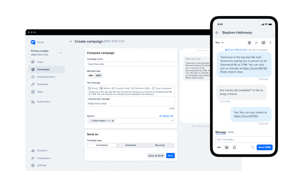 SimpleTexting: Transforming Communication for Modern Businesses
