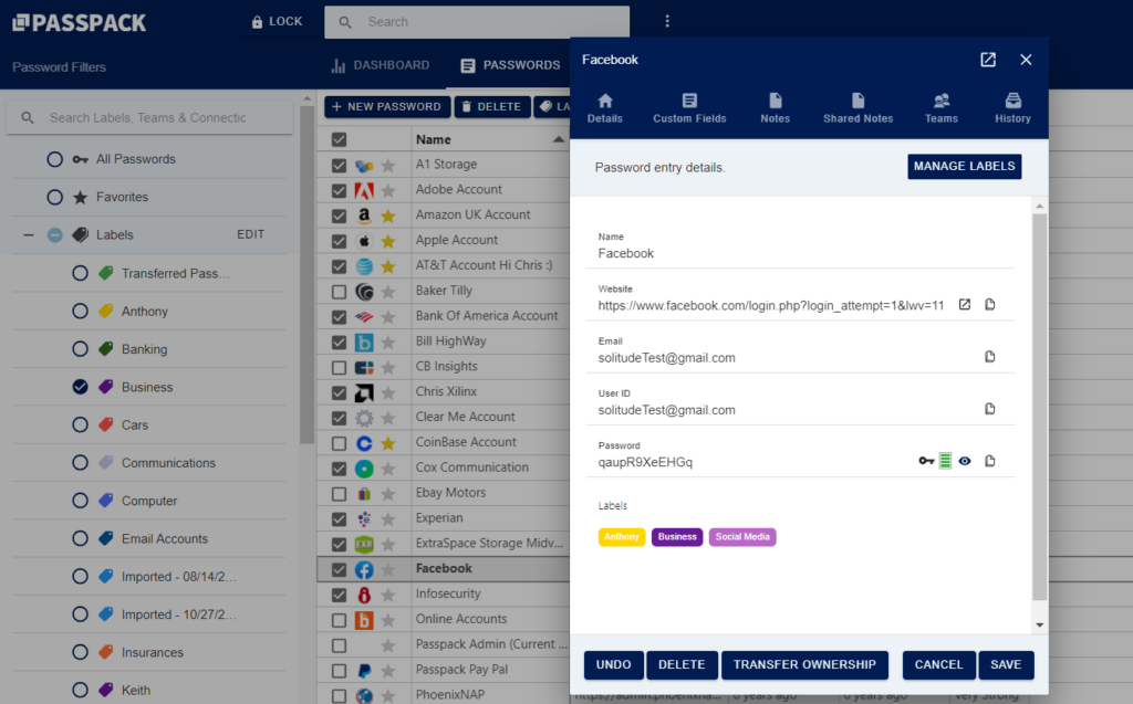 Passpack: A Neutral Examination of a Cloud-Based Password Management System